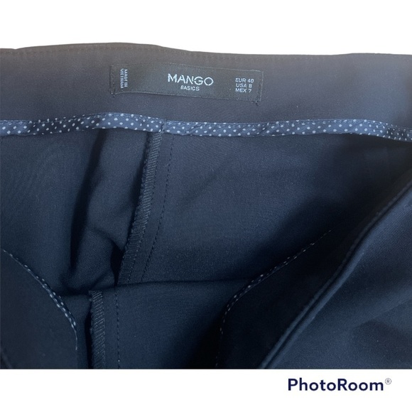 Mango basics black pants size 8 - Picture 2 of 7